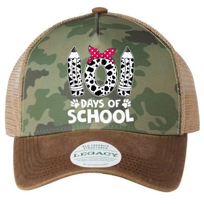 Happy 101 Days Of School Funny Student Teacher Gifts Legacy Tie Dye Trucker Hat