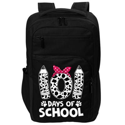 Happy 101 Days Of School Funny Student Teacher Gifts Impact Tech Backpack