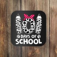 Happy 101 Days Of School Funny Student Teacher Gifts Coaster