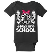 Happy 101 Days Of School Funny Student Teacher Gifts Baby Bodysuit