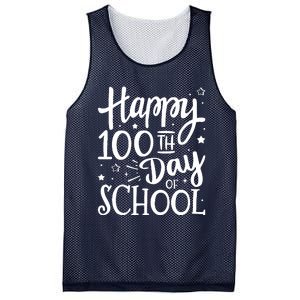 Happy 100th Day Of School For 100 Days Student And Teacher Mesh Reversible Basketball Jersey Tank