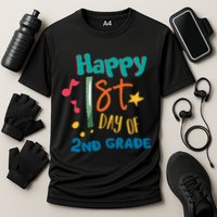 Happy 1st Day Of 2nd Grade Back To School Cooling Performance Crew T-Shirt