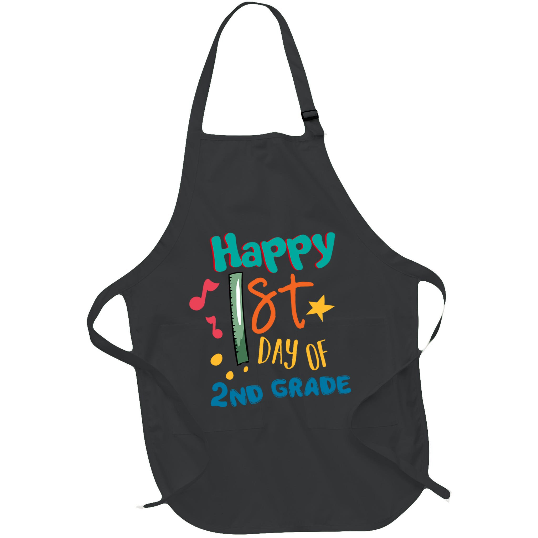 Happy 1st Day Of 2nd Grade Back To School Apron