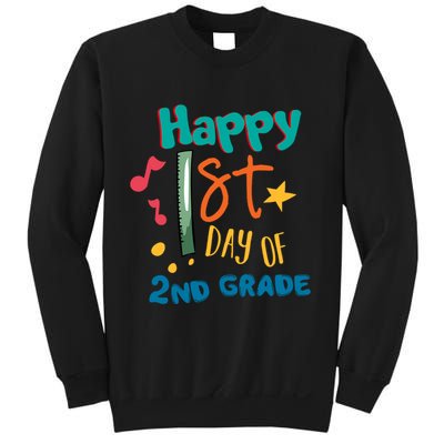 Happy 1st Day Of 2nd Grade Back To School Sweatshirt