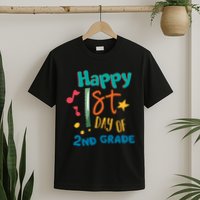 Happy 1st Day Of 2nd Grade Back To School T-Shirt