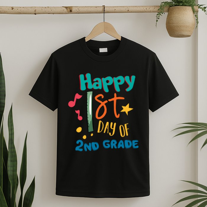 Happy 1st Day Of 2nd Grade Back To School T-Shirt