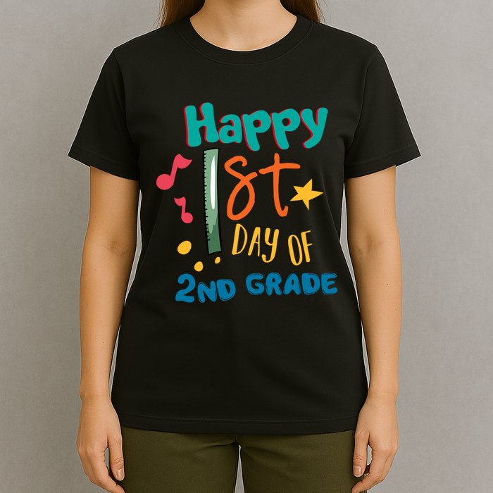 Happy 1st Day Of 2nd Grade Back To School T-Shirt
