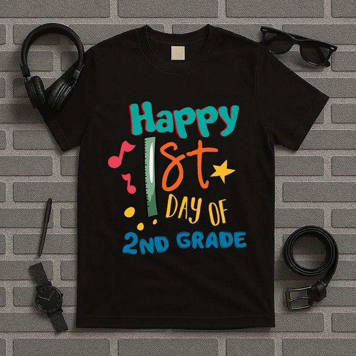 Happy 1st Day Of 2nd Grade Back To School T-Shirt