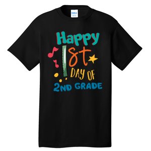 Happy 1st Day Of 2nd Grade Back To School Tall T-Shirt