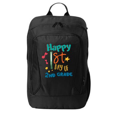 Happy 1st Day Of 2nd Grade Back To School City Backpack