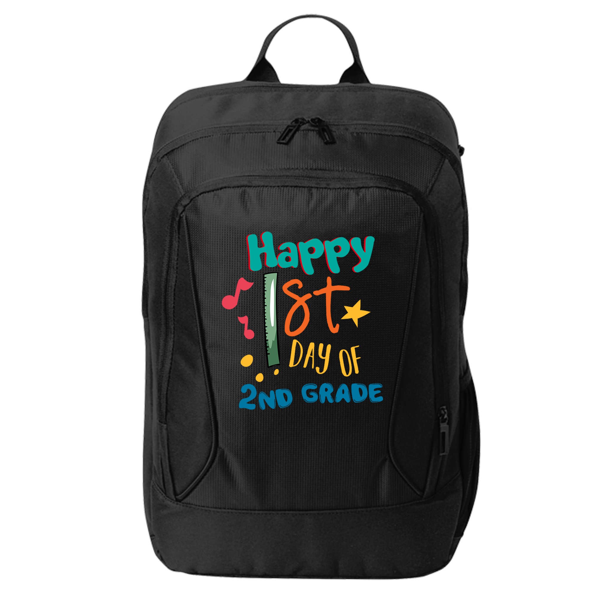 Happy 1st Day Of 2nd Grade Back To School City Backpack