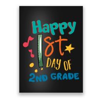 Happy 1st Day Of 2nd Grade Back To School Poster