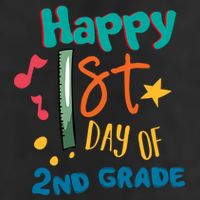 Happy 1st Day Of 2nd Grade Back To School Trucker Hat