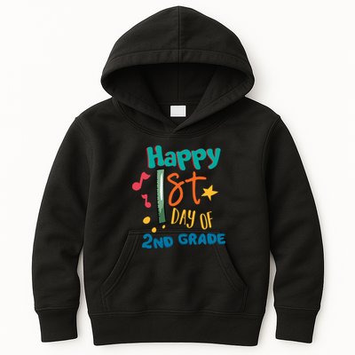 Happy 1st Day Of 2nd Grade Back To School Kids Hoodie