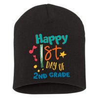 Happy 1st Day Of 2nd Grade Back To School Short Acrylic Beanie