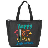 Happy 1st Day Of 2nd Grade Back To School Zip Tote Bag