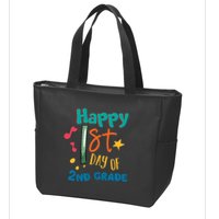 Happy 1st Day Of 2nd Grade Back To School Zip Tote Bag