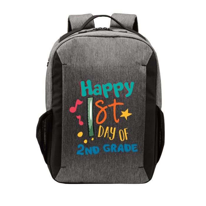 Happy 1st Day Of 2nd Grade Back To School Vector Backpack