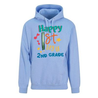 Happy 1st Day Of 2nd Grade Back To School Unisex Surf Hoodie