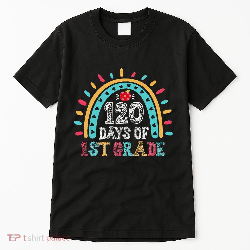 Happy 120th Day of School Rainbow Teacher 120 Day of School Tall T-Shirt