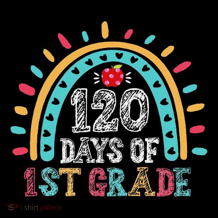 Happy 120th Day of School Rainbow Teacher 120 Day of School Tall T-Shirt