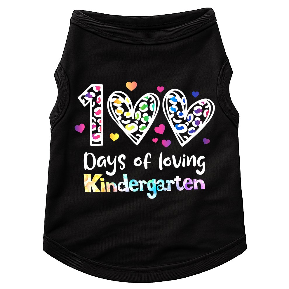 Happy 100th Day Of Kindergarten Teachers 100 Days Doggie Tank