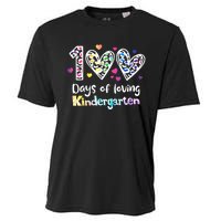 Happy 100th Day Of Kindergarten Teachers 100 Days Cooling Performance Crew T-Shirt