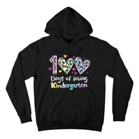 Happy 100th Day Of Kindergarten Teachers 100 Days Hoodie