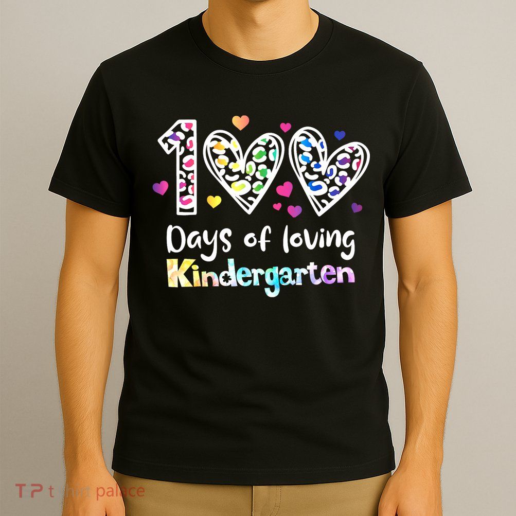 Happy 100th Day Of Kindergarten Teachers 100 Days T-Shirt