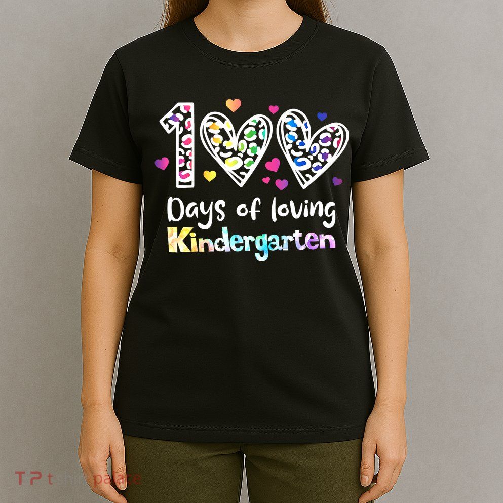 Happy 100th Day Of Kindergarten Teachers 100 Days T-Shirt