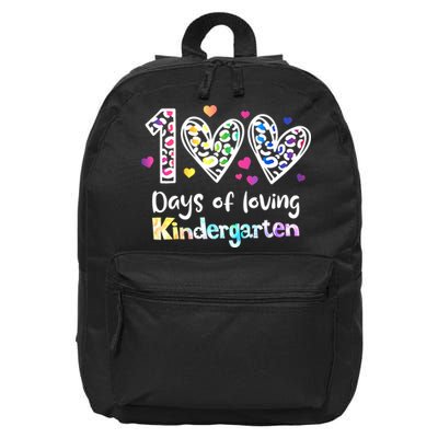 Happy 100th Day Of Kindergarten Teachers 100 Days 16 in Basic Backpack