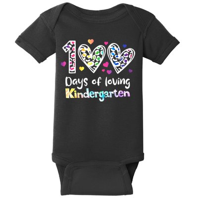 Happy 100th Day Of Kindergarten Teachers 100 Days Baby Bodysuit