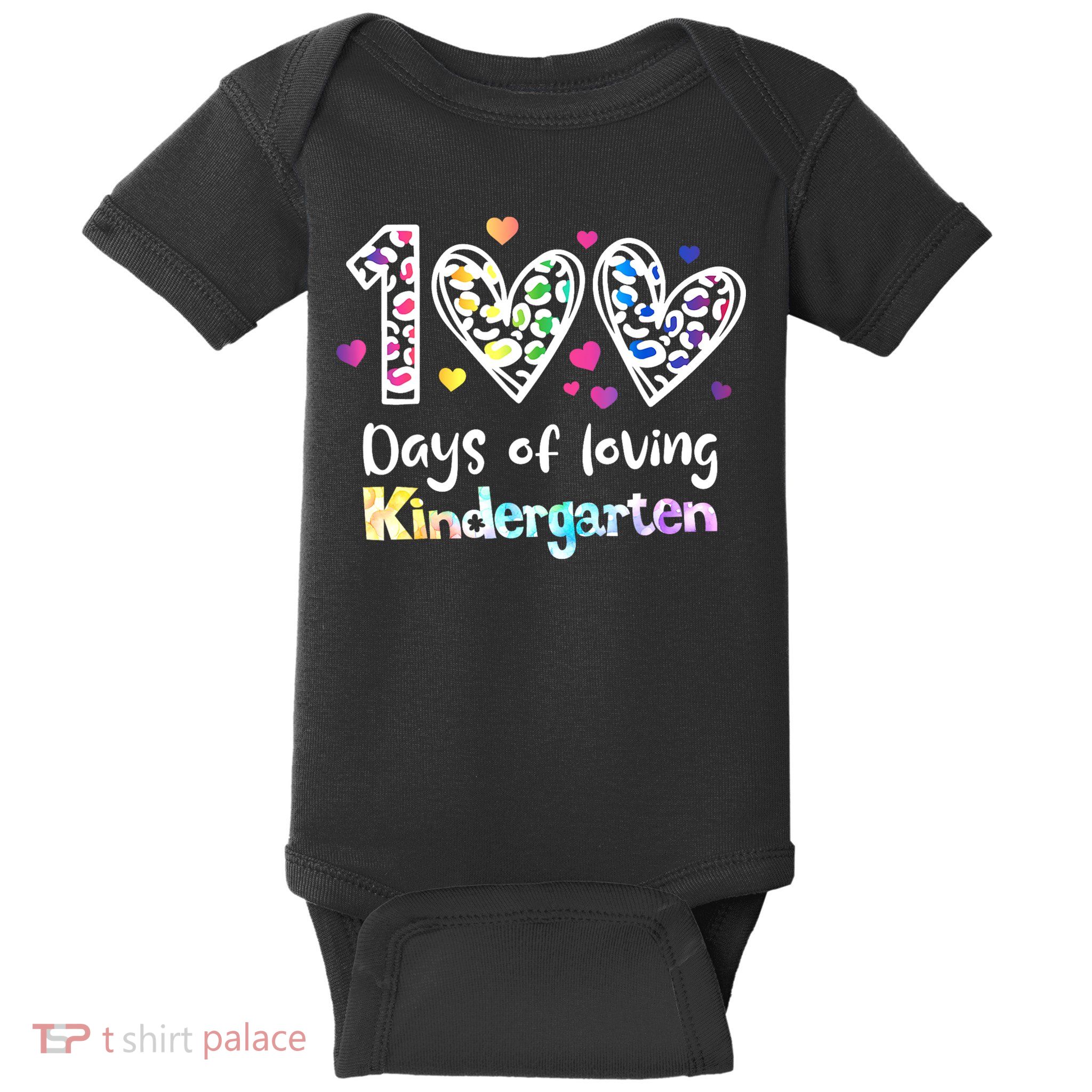 Happy 100th Day Of Kindergarten Teachers 100 Days Baby Bodysuit