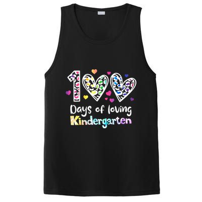 Happy 100th Day Of Kindergarten Teachers 100 Days PosiCharge Competitor Tank