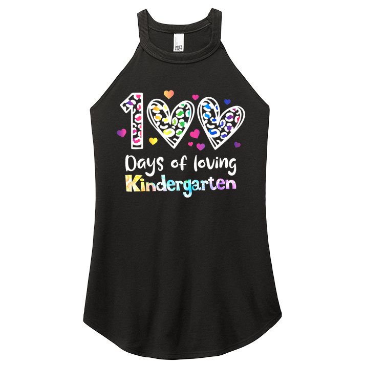 Happy 100th Day Of Kindergarten Teachers 100 Days Women's Perfect Tri Rocker Tank
