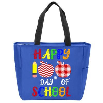 Happy 100th Day Of School Zip Tote Bag