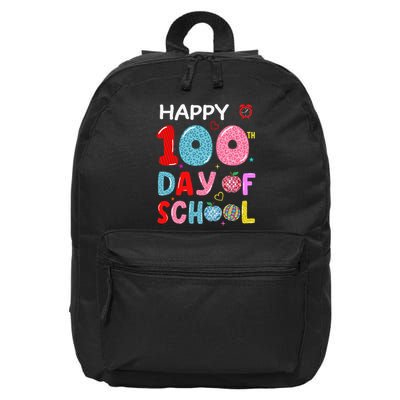 Happy 100th Day Of School Leopard 100 Days School Girl Boy Gift 16 in Basic Backpack