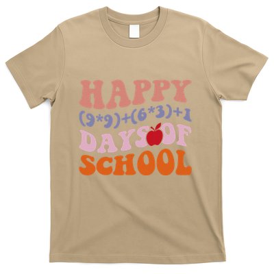 Happy 100th Day Of School With Math Formula For 100 Days T-Shirt