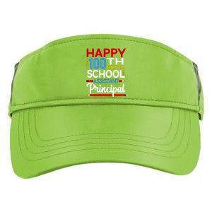 Happy 100th Day Of School Assistant Principal Gift Adult Drive Performance Visor