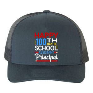 Happy 100th Day Of School Assistant Principal Gift Yupoong Adult 5-Panel Trucker Hat