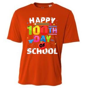 Happy 100th Day Of School For 100 Days Student Or Teacher Cute Gift Cooling Performance Crew T-Shirt