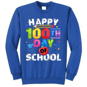 Happy 100th Day Of School For 100 Days Student Or Teacher Cute Gift Sweatshirt