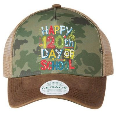 Happy 120th Day Of School 120 Days Of School Teacher Student Legacy Tie Dye Trucker Hat