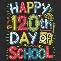 Happy 120th Day Of School 120 Days Of School Teacher Student Adult Drive Performance Visor
