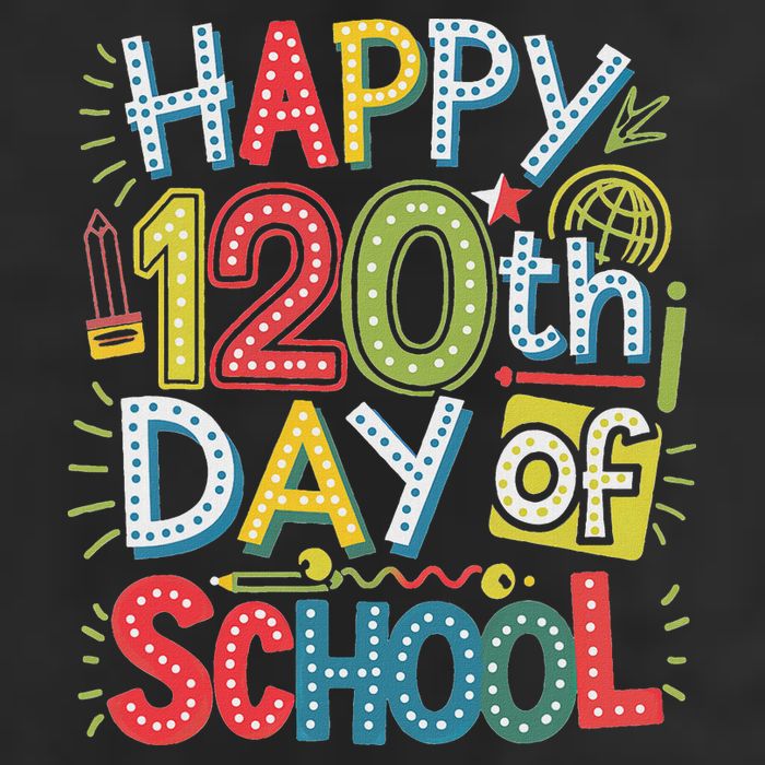 Happy 120th Day Of School 120 Days Of School Teacher Student Adult Drive Performance Visor
