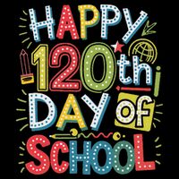 Happy 120th Day Of School 120 Days Of School Teacher Student Bag