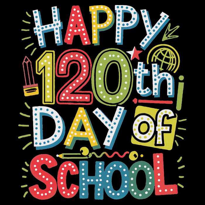 Happy 120th Day Of School 120 Days Of School Teacher Student Bag