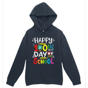 Happy 100th Day Of School 100 Days Of School Teacher Student Urban Pullover Hoodie