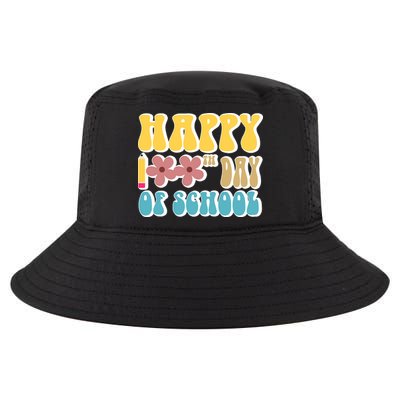 Happy 100th Day Of School Cute Retro Flower Cool Comfort Performance Bucket Hat
