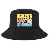 Happy 100th Day Of School Cute Retro Flower Cool Comfort Performance Bucket Hat